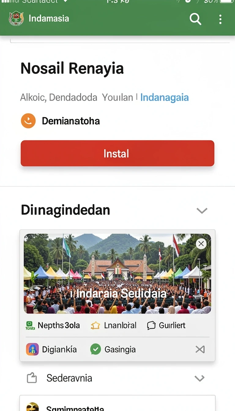 Tampilan utama aplikasi Aplikasi singa8 Terbaik untuk Android dan iOS yang intuitif dan efisien.